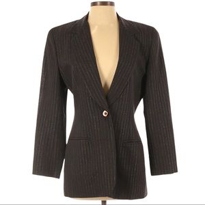 Cynthia Steffe Striped Wool Blend Blazer
